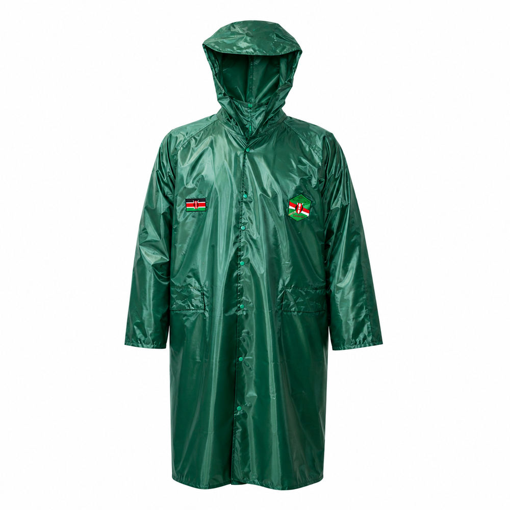 Heavy-Duty Military Raincoat Detail